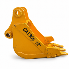 LandTuff™ 12" Mini Excavator Digging Bucket – Fits CAT 305