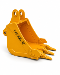 LandTuff™ 12" Mini Excavator Digging Bucket – Fits CAT 305