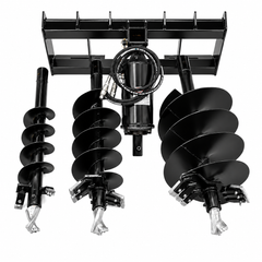 LandTuff™ HD Hydraulic Skid Steer Auger Drive with 3 Bits