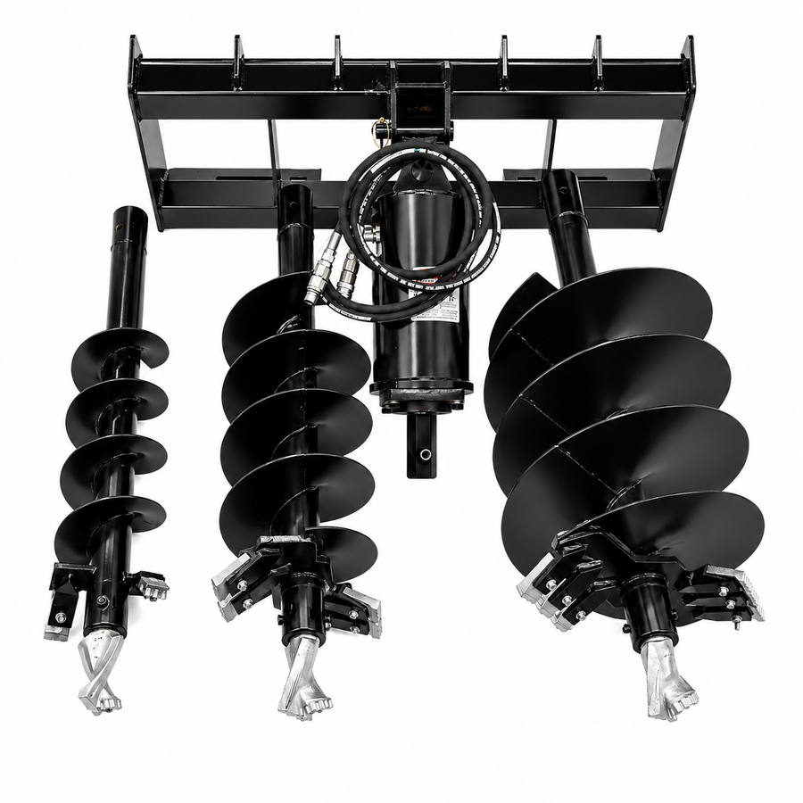 LandTuff™ HD Hydraulic Skid Steer Auger Drive with 3 Bits