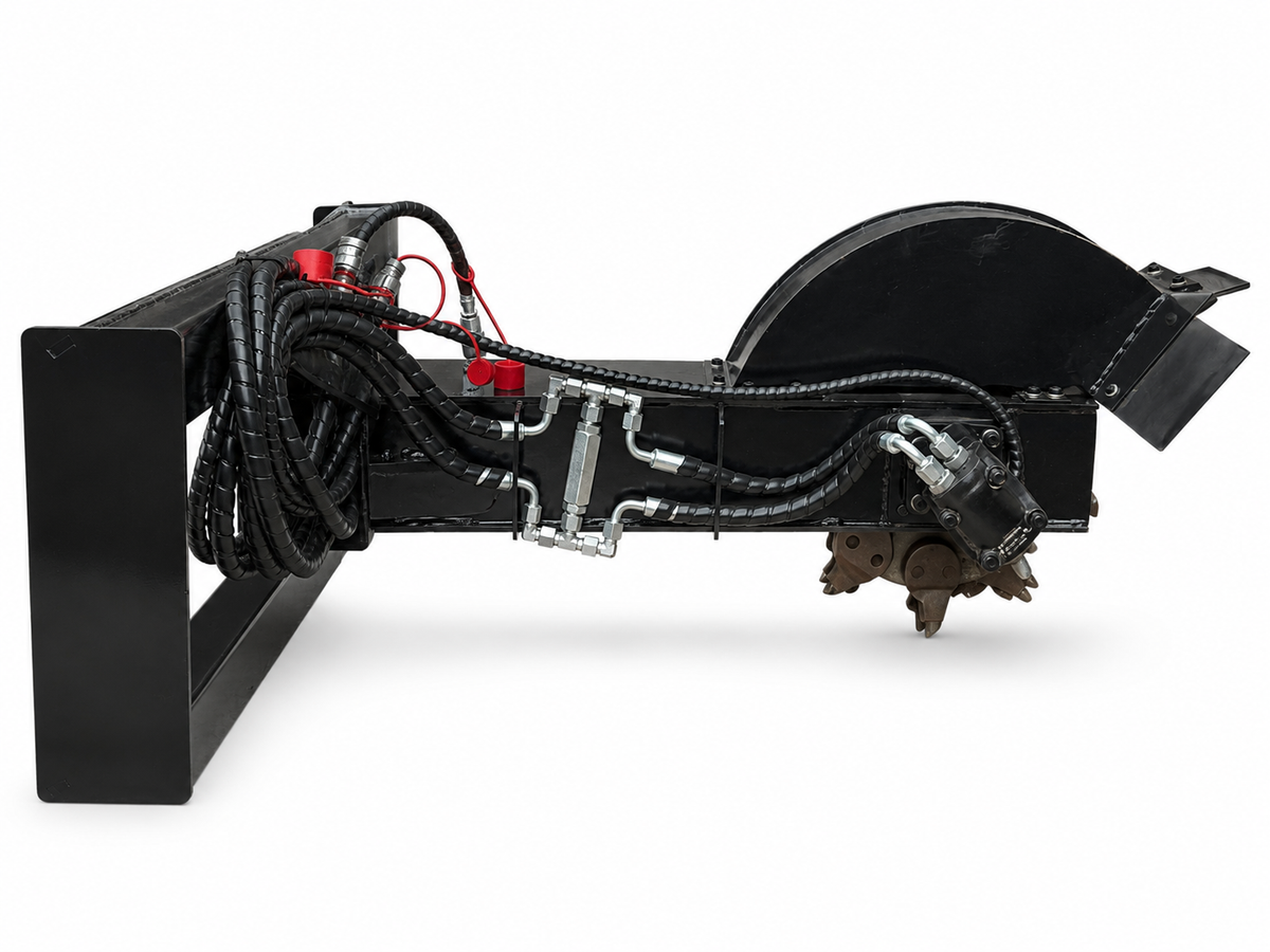 LandTuff™ Straight Hydraulic Skid Steer Stump Grinder