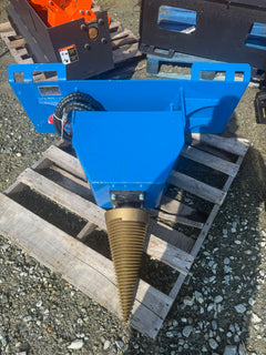 LandTuff™ Hydraulic Cone Screw Log Splitter – Skid Steer Attachment