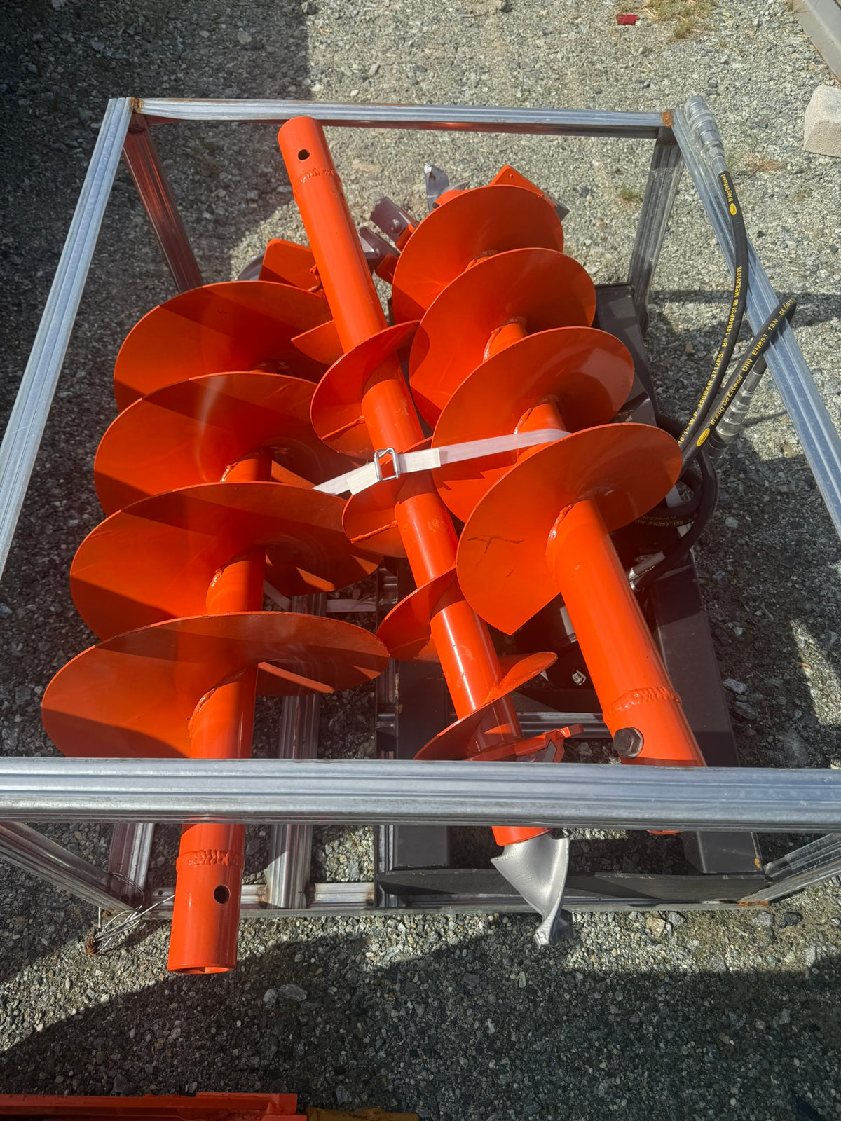 LandTuff™ Hydraulic Skid Steer Auger Drive with 3 Bits