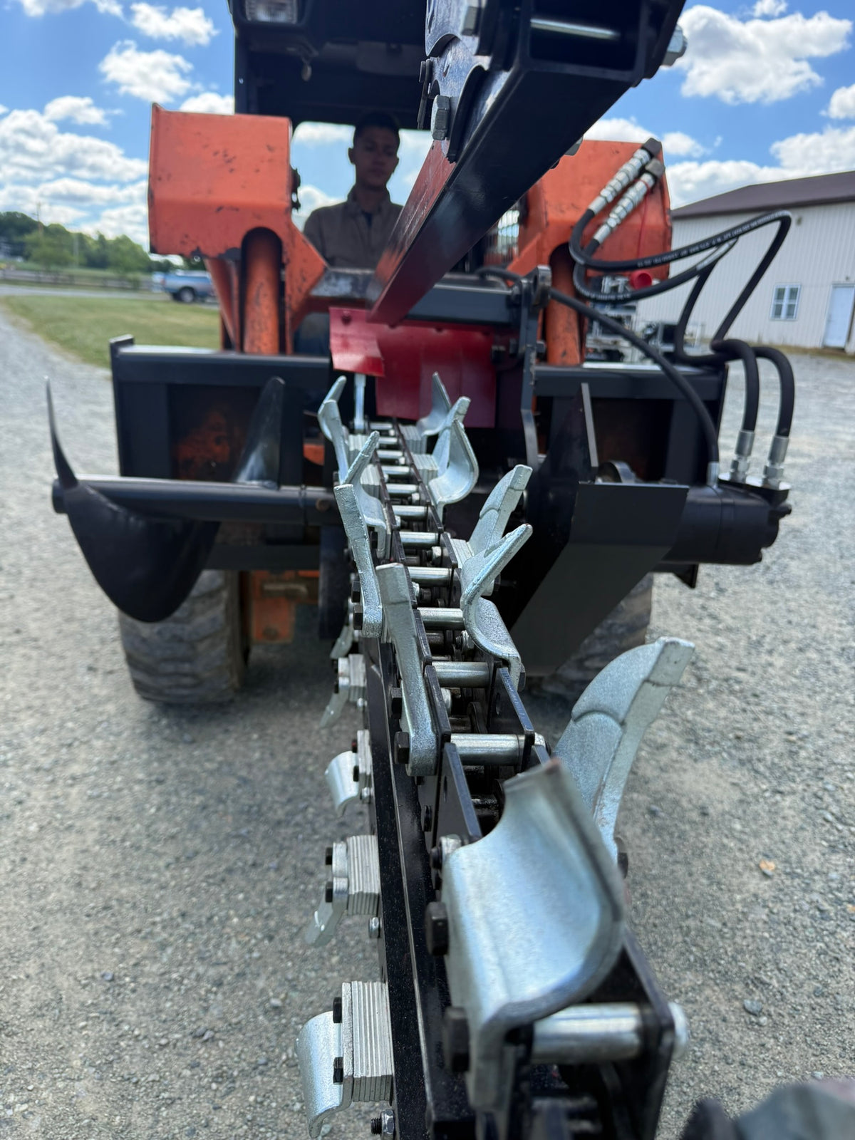 LandTuff™ 48" HD Hydraulic Skid Steer Trencher