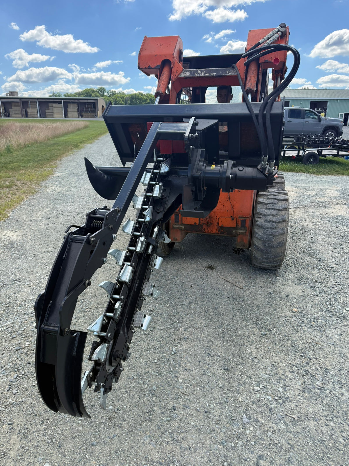 LandTuff™ 48" HD Hydraulic Skid Steer Trencher
