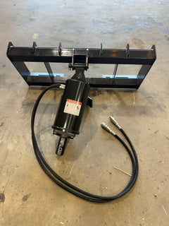 LandTuff™ HD Hydraulic Skid Steer Auger Drive with 3 Bits