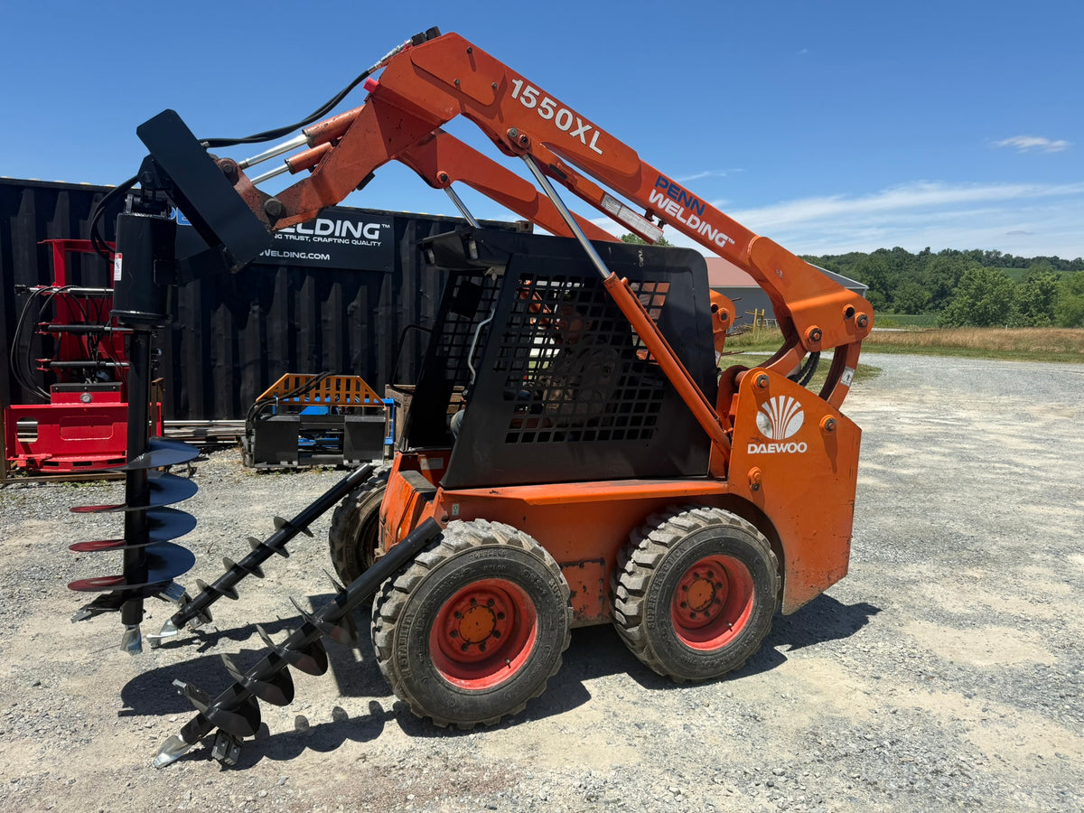LandTuff™ HD Hydraulic Skid Steer Auger Drive with 3 Bits