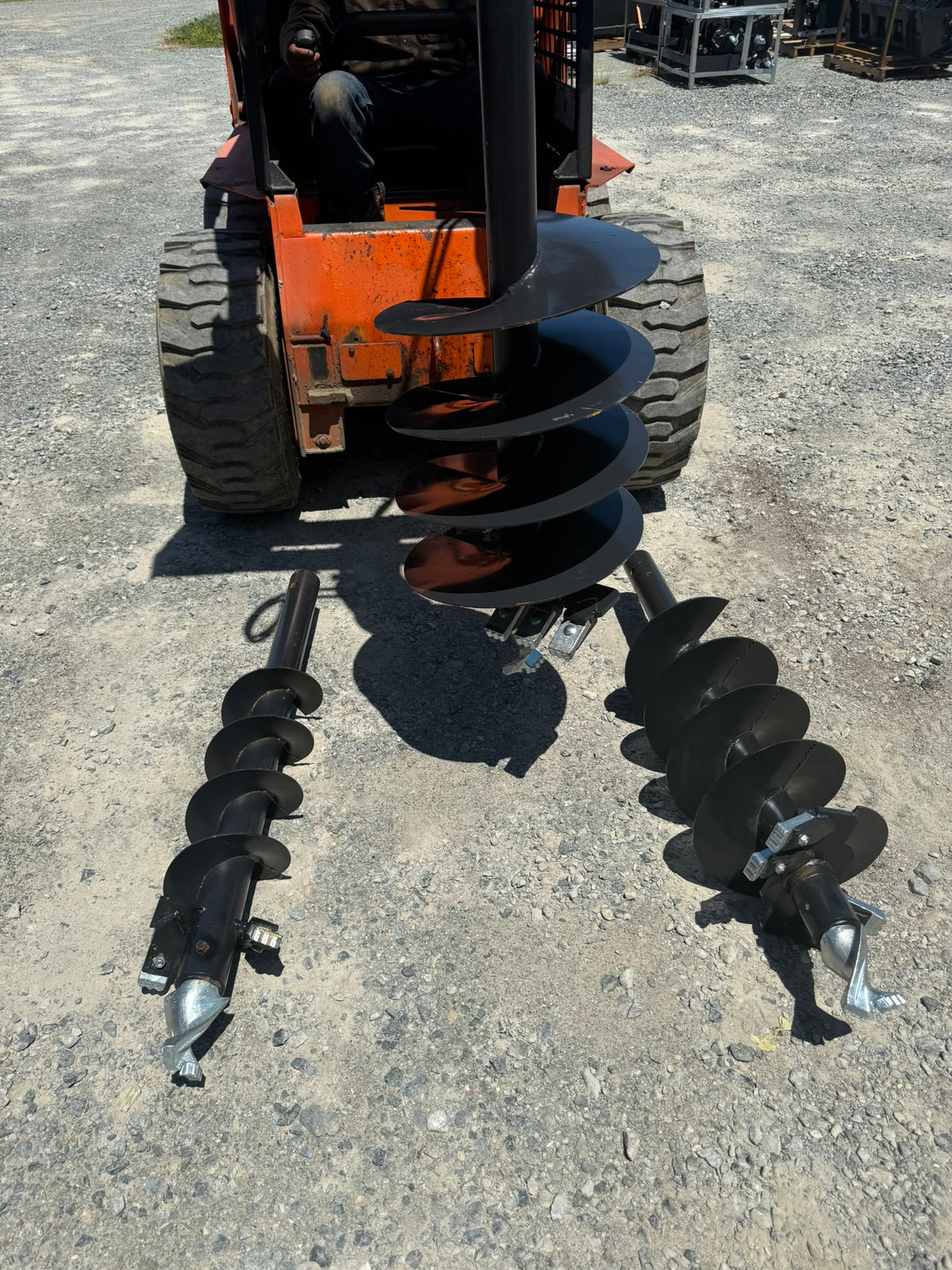LandTuff™ HD Hydraulic Skid Steer Auger Drive with 3 Bits