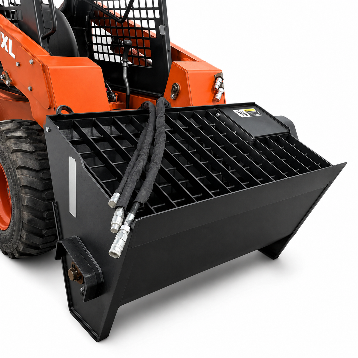 LandTuff™ Hydraulic Skid Steer Concrete Mixer – 12.3 cu. ft. Class