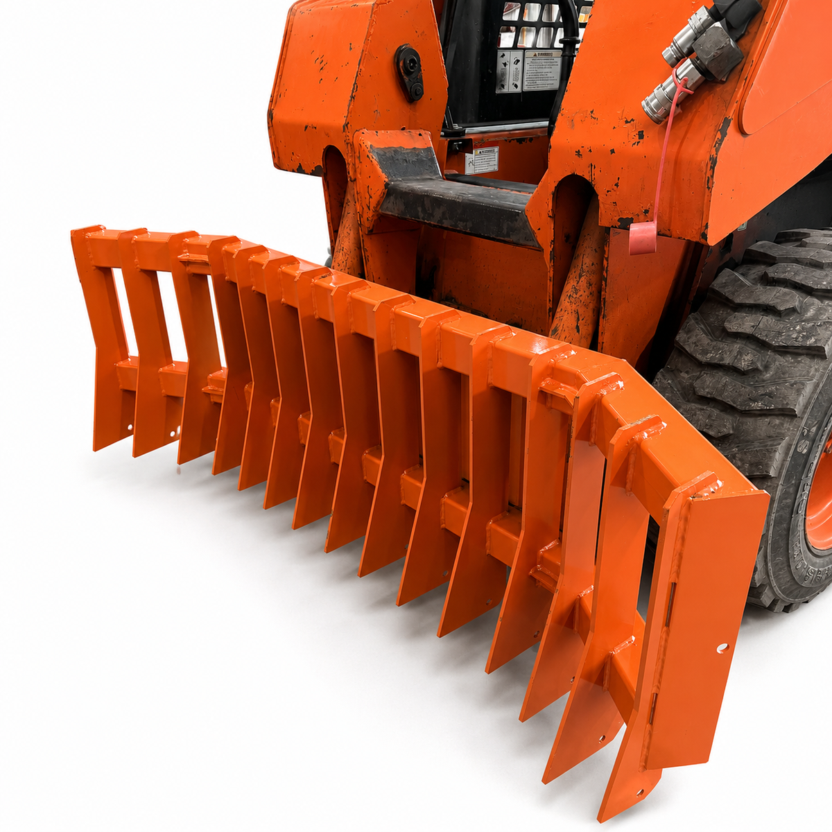 LandTuff™ 72" Skid Steer Root Rake