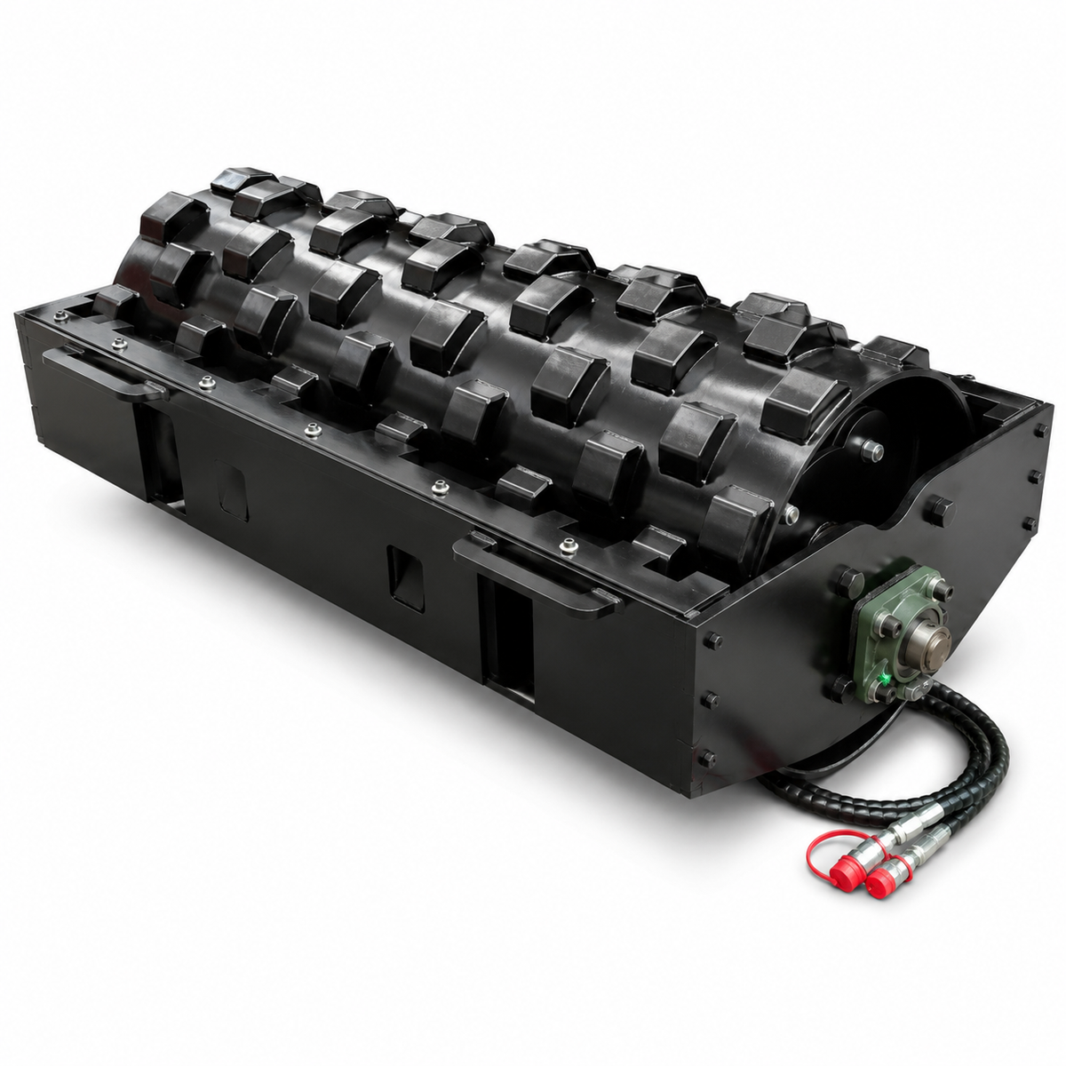 LandTuff™ 72" Padded Sheepsfoot Skid Steer Vibratory Roller