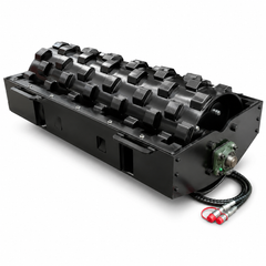 LandTuff™ 72" Padded Sheepsfoot Skid Steer Vibratory Roller