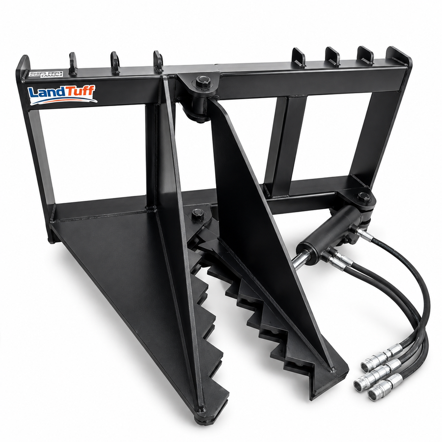 LandTuff™ Hydraulic Skid Steer Tree & Post Puller – 8" Post Capacity