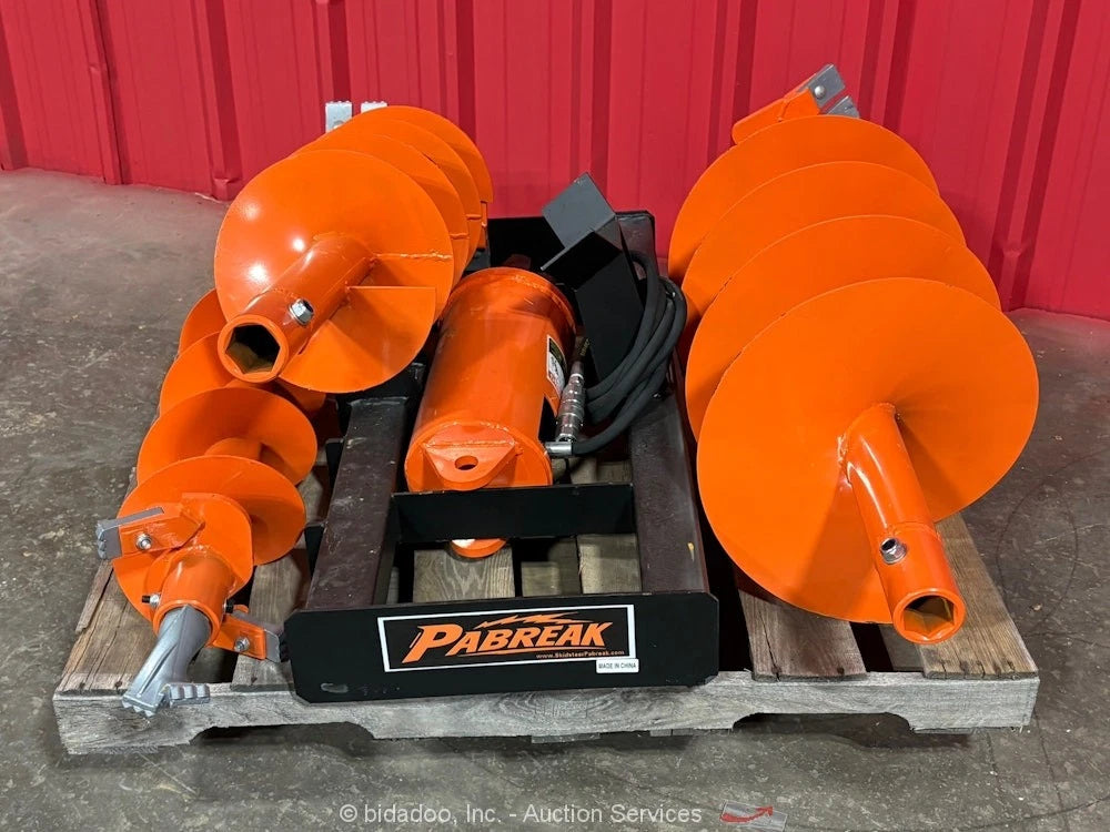 LandTuff™ Hydraulic Skid Steer Auger Drive with 3 Bits